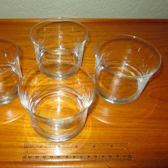 Fine Glass Dessert Glasses - Set of Four - Picture 3 of 8